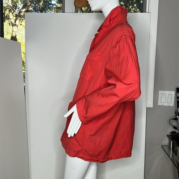 Iceberg History Sz 42 Cotton Trench Safari Button Up Jacket Made in Italy - Picture 10 of 10